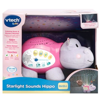 Vtech baby lil critters soothing starlight hippo pink 2025